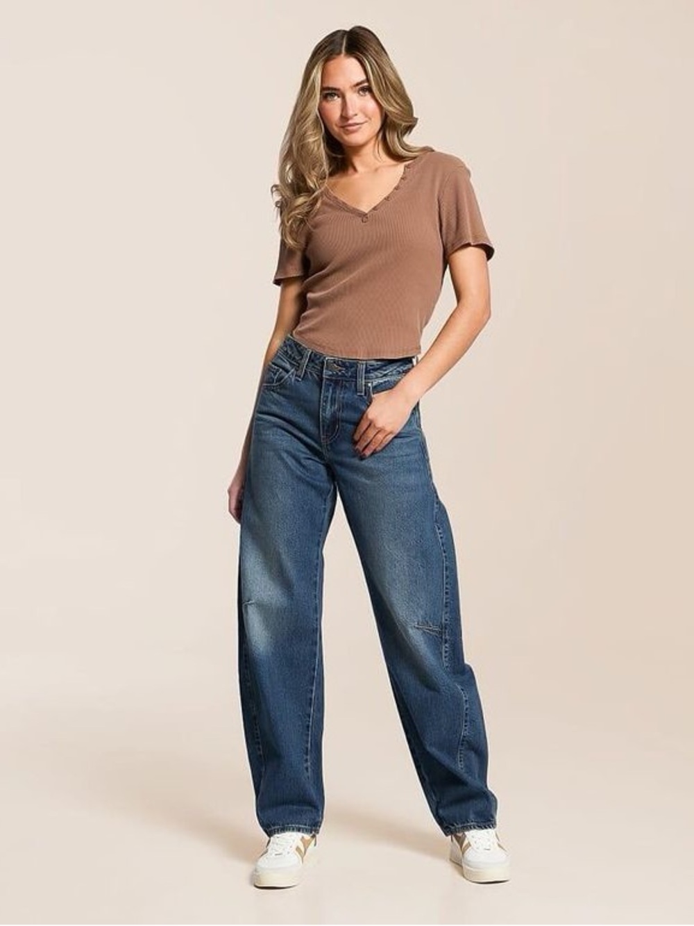 Levi’s Premium Baggy Dad Barrel Jeans 24x32 Medium Wash NWT
